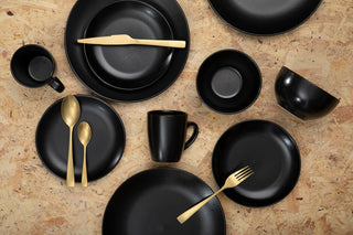 Avie Glow 16 Piece Gold Cutlery Set - Hstrends