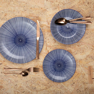 Avie Lustra 16 Piece Rose Gold Cutlery Set - Hstrends