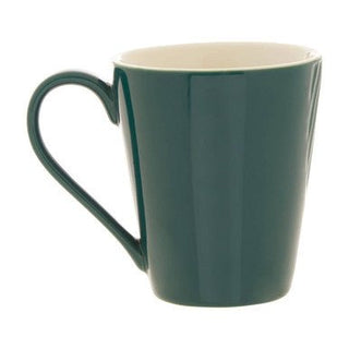 Bali Dark Green Leaf Design Mug - Hstrends