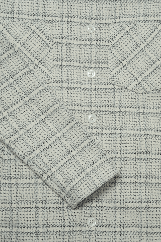 Bart Frame Overshirt - Ecru / Black - Hstrends