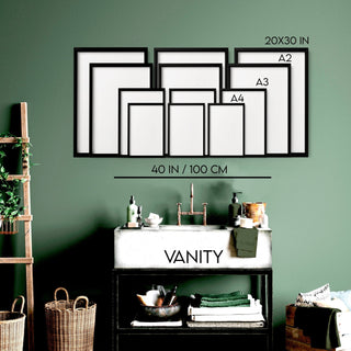 Bathroom Wall Prints | Set of 3 Botanical Wall art Prints - Hstrends