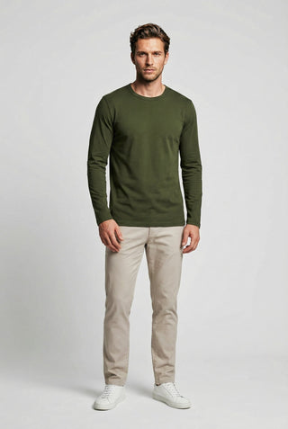 Bevis Long Sleeve Cotton T-shirt - Bottle - Hstrends