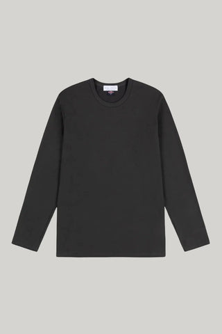 Bevis Long Sleeve Cotton T-shirt - Grey - Hstrends