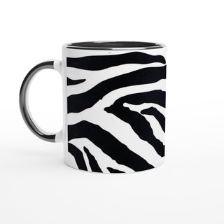 black and white Zebra print 11oz Ceramic Mug - Hstrends