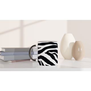 black and white Zebra print 11oz Ceramic Mug - Hstrends