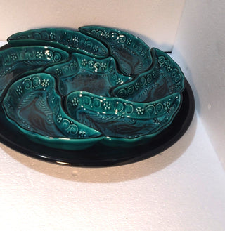 Breakfast Tray Set, Snack and Dip Bowls - Set of (1+7) - Hstrends