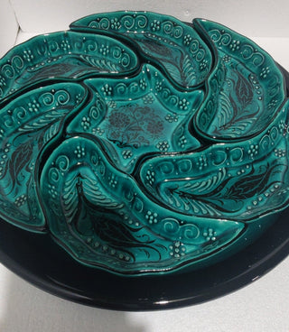 Breakfast Tray Set, Snack and Dip Bowls - Set of (1+7) - Hstrends