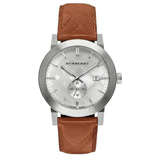 Burberry Men's Watch The City Silver Brown BU9904