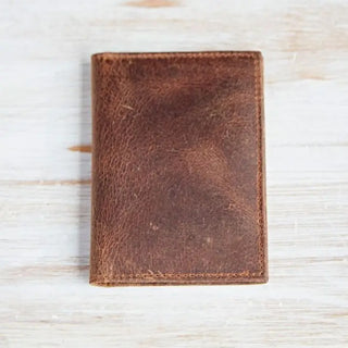 Handmade Buffalo Leather Credit Card Holder Brown - Premium Accessories from Paper High - Just £18! Shop now at hstrends