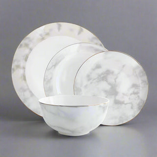 Carrara Bone China Dinner Set - 16 | 24 Piece - Hstrends