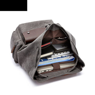 Casual Canvas Dual - shoulder Computer Backpack unisex - Hstrends