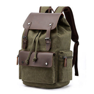 Casual Canvas Dual - shoulder Computer Backpack unisex - Hstrends