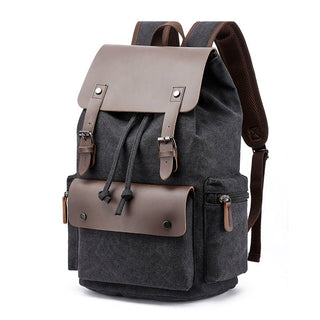 Casual Canvas Dual - shoulder Computer Backpack unisex - Hstrends