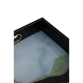 Celina Set Of Two Assorted Colour Rectangular Trays - Hstrends
