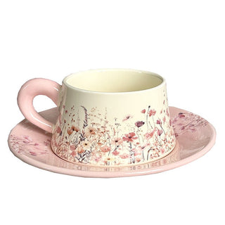 Ceramic Coffee Cup And Saucer Set in a Gift Box - Hstrends