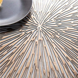 Chic Home Placemats - Gold - Set of 2 - Hstrends