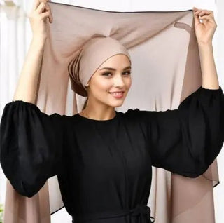 Chiffon Hijab With Magnetic Buckle - Hstrends