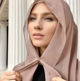 Chiffon Hijab With Magnetic Buckle - Hstrends