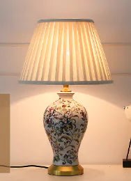Classic Ceramic Lamp with Porcelain Finish (One Piece) - Hstrends