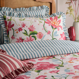 Claudia Floral Ruffle Duvet Cover Set Multicolor - Hstrends