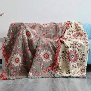 Cotton Sofa Throw Blanket - Hstrends