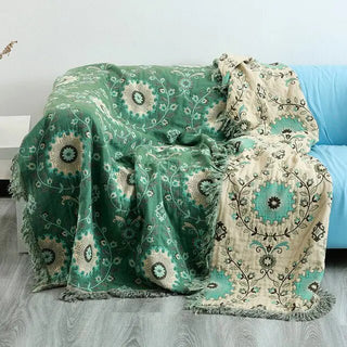 Cotton Sofa Throw Blanket - Hstrends