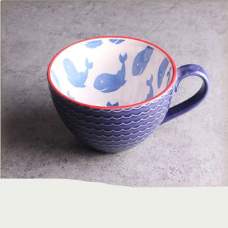 Creative Hand - Painted Ceramic Mug for Breakfast - Hstrends
