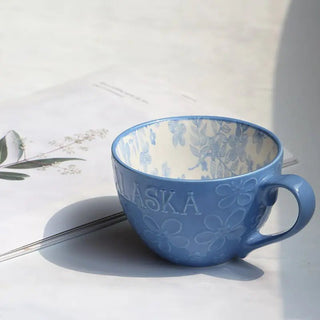 Creative Hand - Painted Ceramic Mug for Breakfast - Hstrends