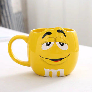 Creative M Bean Cartoon Ceramic Mug - Hstrends