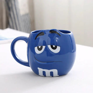 Creative M Bean Cartoon Ceramic Mug - Hstrends