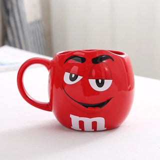 Creative M Bean Cartoon Ceramic Mug - Hstrends