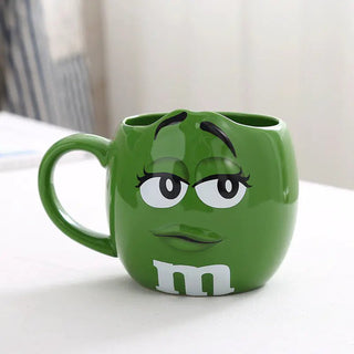 Creative M Bean Cartoon Ceramic Mug - Hstrends