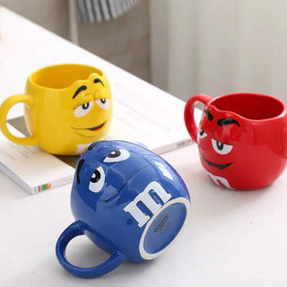 Creative M Bean Cartoon Ceramic Mug - Hstrends