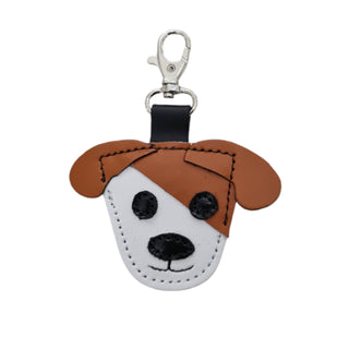 Cute Dog Bag Charm - Burnt Orange - Hstrends