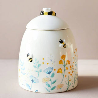 Floral Storage Pot