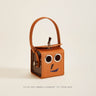 Brown headphone bag