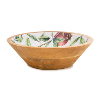 Pomegranate Mango Wooden Bowl 24cm 4PK - Hstrends