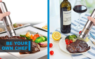 Dempower Electric Salt Pepper Herbs Grinder Mill - Hstrends