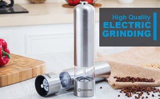 Dempower Electric Salt Pepper Herbs Grinder Mill - Hstrends