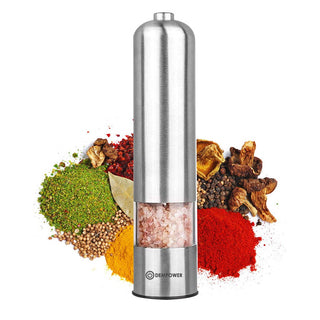 Dempower Electric Salt Pepper Herbs Grinder Mill - Hstrends