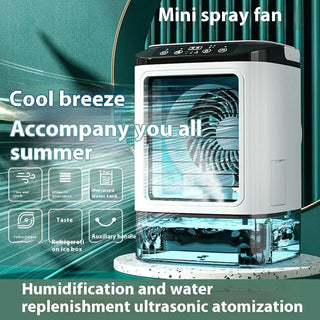Dual Spray USB Portable Air Cooler Fan - Hstrends