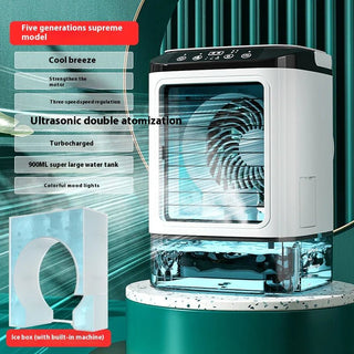 Dual Spray USB Portable Air Cooler Fan - Hstrends