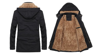 Men's Winter Fleece Thick Windbreaker Jacket