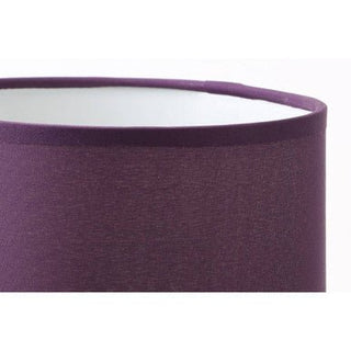 Evaine Chrome Table Lamp with Purple Shade - Hstrends