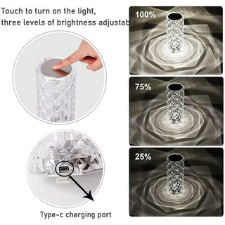 Premium LED Crystal Table Lamp