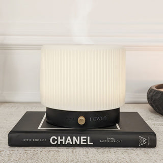 Fiorella Electronic Black & White Aroma Mist Diffuser Lamp - Hstrends