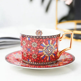 Flower Tea Cup and Saucer Set for Afternoon Tea - Hstrends