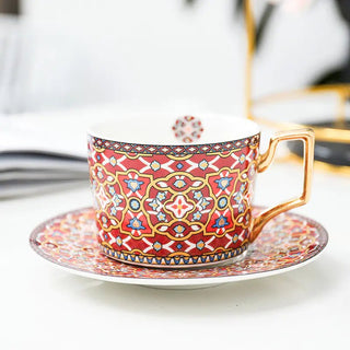 Flower Tea Cup and Saucer Set for Afternoon Tea - Hstrends