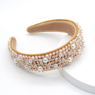 Full Of Diamonds Braided Crystal Headband - Hstrends