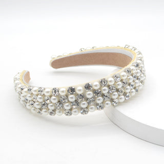 Full Of Diamonds Braided Crystal Headband - Hstrends